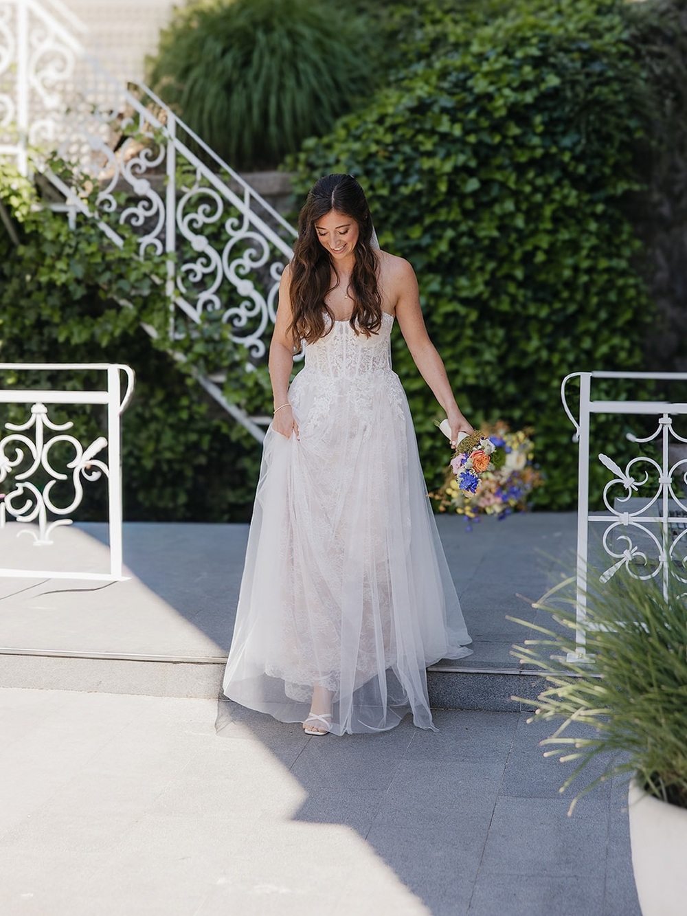 Lulu's White Lace A-Line Wedding Dress